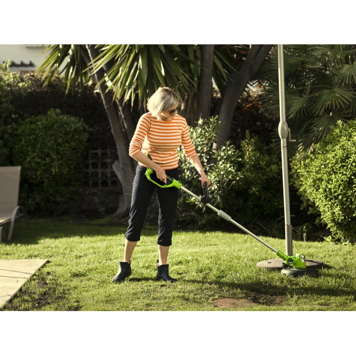 Akumuliatorinis trimeris - žoliapjovė Greenworks G24LT30M, 24 V, (be akum. ir krov.) 3