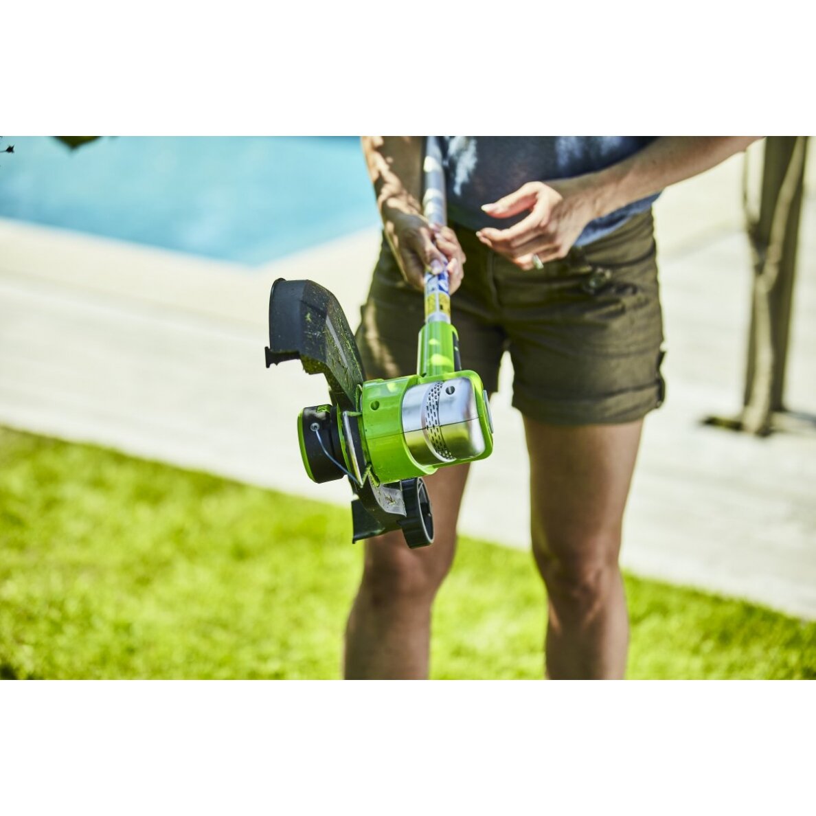 Akumuliatorinis trimeris - žoliapjovė Greenworks G24LT30M, 24 V, (be akum. ir krov.) 22