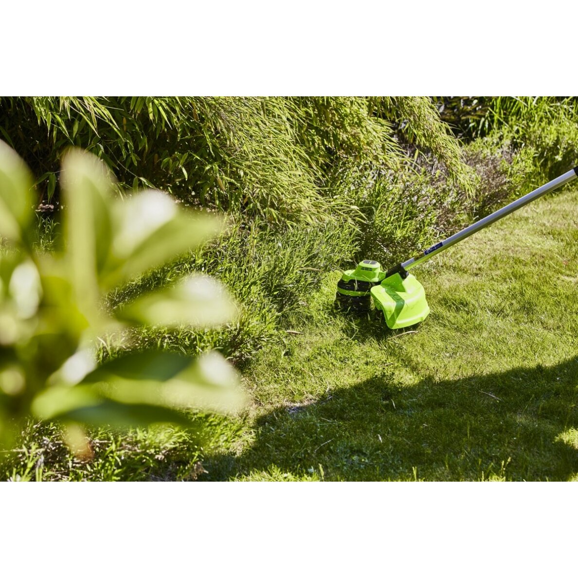 Akumuliatorinis trimeris - žoliapjovė Greenworks GD24X2LTK2x, 48 V (2X24 V), 2x2,0 Ah 2