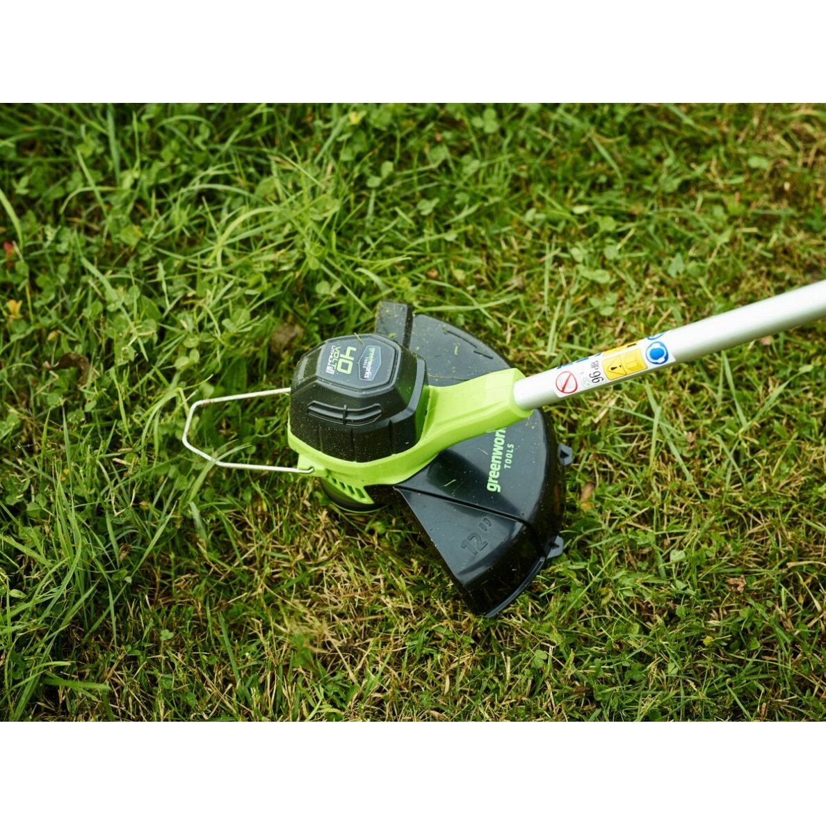 Akumuliatorinis trimeris - žoliapjovė Greenworks G40LT, 40 V, (be akum. ir krov.) 1 Akumuliatorinis trimeris - žoliapjovė Greenworks G40LT, 40 V, (be akum. ir krov.) 1