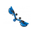 Stiklo laikiklis aliumininis dvigubas reguliuojamas 2x118mm 50kg Stiklo laikiklis aliumininis dvigubas reguliuojamas 2x118mm 50kg