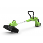 Akumuliatorinis trimeris - žoliapjovė Greenworks G40T5K2, 40 V, 2,0 Ah