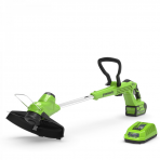 Akumuliatorinis trimeris - žoliapjovė Greenworks G40T5K2, 40 V, 2,0 Ah