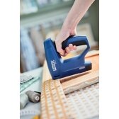Stapling gun BTX10, red staple, USB re-chargeable, 4-10mm, Rapid