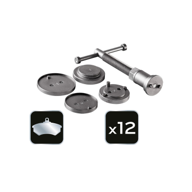 Stabdžių cilindro remonto įrankių komplekta 12 vnt. 8