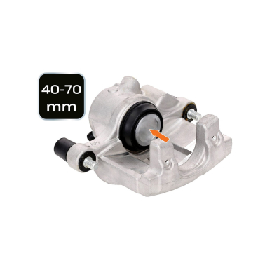 Stabdžių stūmoklio atlenkimo įrankis su reketu 7