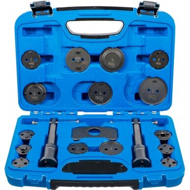 Stabdžių stūmoklio atstatymo įrankių rinkinys | 18 vnt. (1119) Stabdžių stūmoklio atstatymo įrankių rinkinys | 18 vnt. (1119)