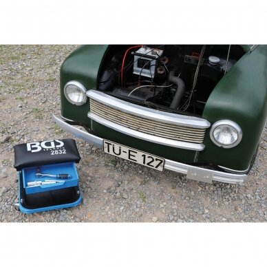 Stačiakampė kėdutė su ratukais ir stalčiumi (2832) 1 Stačiakampė kėdutė su ratukais ir stalčiumi (2832) 1