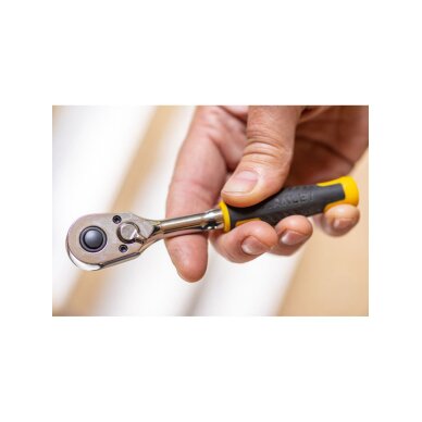 Stanley 1/4" terkšlė 72 dantų 2 Stanley 1/4" terkšlė 72 dantų 2