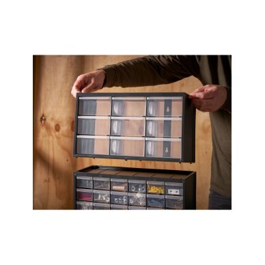 Stanley daugiafunkcinė dežė., 9 skyreliai 37,5x16,3x22 cm 3 Stanley daugiafunkcinė dežė., 9 skyreliai 37,5x16,3x22 cm 3