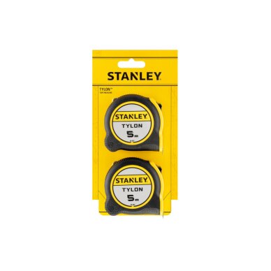 „Stanley Tylon“  Ruletė 5m  2vnt rinkinys  STHT37259-0