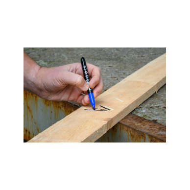 Statybinis žymeklis (markeris), 4 spalvos, permanentinis, atsparus vandeniui, aliejinis, 4 vnt 5 Statybinis žymeklis (markeris), 4 spalvos, permanentinis, atsparus vandeniui, aliejinis, 4 vnt 5