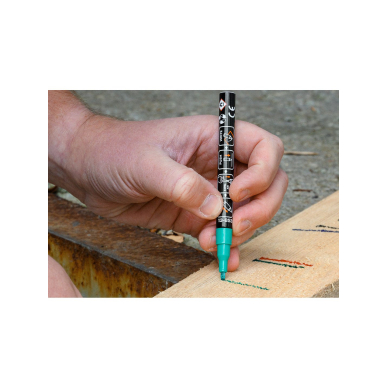 Statybinis žymeklis (markeris), 4 spalvos, permanentinis, atsparus vandeniui, lakas, aliuminis, 4 vnt 5 Statybinis žymeklis (markeris), 4 spalvos, permanentinis, atsparus vandeniui, lakas, aliuminis, 4 vnt 5