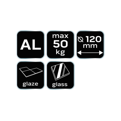 Stiklo neštuvas viengubas alium , 50 kg 6 Stiklo neštuvas viengubas alium , 50 kg 6