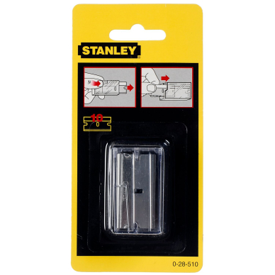 Stiklų grandiklio peiliukai, Stanley 10 vnt. 2 Stiklų grandiklio peiliukai, Stanley 10 vnt. 2