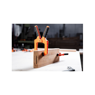 Stiprus spyruoklinis spaustukas 4"/100 4