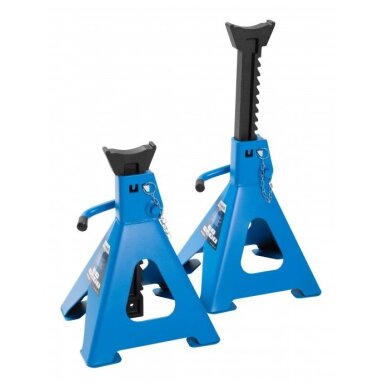 Stovai-atramos 6ton su fiksavimo kaiščiu / 400-620mm / 2vnt. Stovai-atramos 6ton su fiksavimo kaiščiu / 400-620mm / 2vnt.