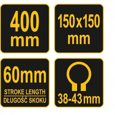 Stovas elektriniam grąžtui Vorel 79639, su spaustuvais 3 Stovas elektriniam grąžtui Vorel 79639, su spaustuvais 3