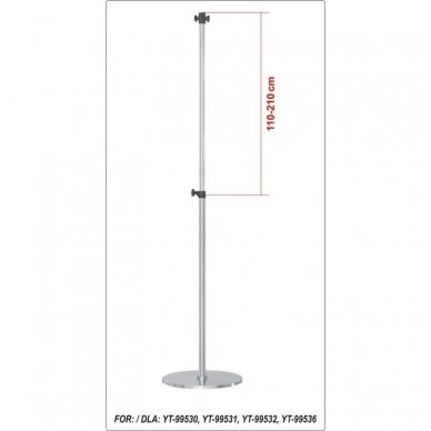 Stovas infraraudonųjų spindulių šildytuvams YATO YT-99571 2 Stovas infraraudonųjų spindulių šildytuvams YATO YT-99571 2
