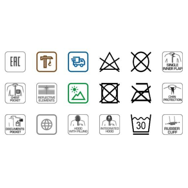 Striukė pašiltinta Graphite MOZEL 2XL dydis, HT5K242-2XL 3 Striukė pašiltinta Graphite MOZEL 2XL dydis, HT5K242-2XL 3