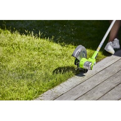 Akumuliatorinis trimeris - žoliapjovė Greenworks G24LT30M, 24 V, (be akum. ir krov.) 16