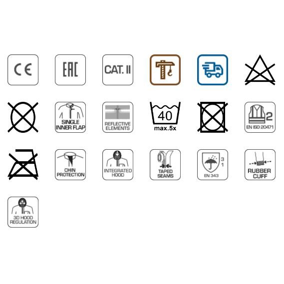 Striukė apsauginė NIMS oranžinė 3XL (58) 3 Striukė apsauginė NIMS oranžinė 3XL (58) 3