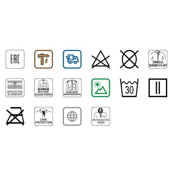 Striukė su kapišonu pašiltinta Graphite 2XL dydis, HT5K254-2XL 3 Striukė su kapišonu pašiltinta Graphite 2XL dydis, HT5K254-2XL 3