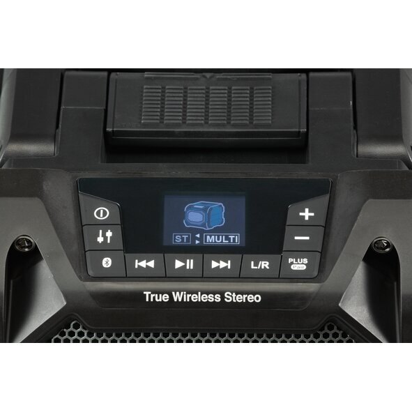 Statybinis „bluetooth" grotuvas Makita DMR203B (12V, 14,4V, 18V, 230V) 4