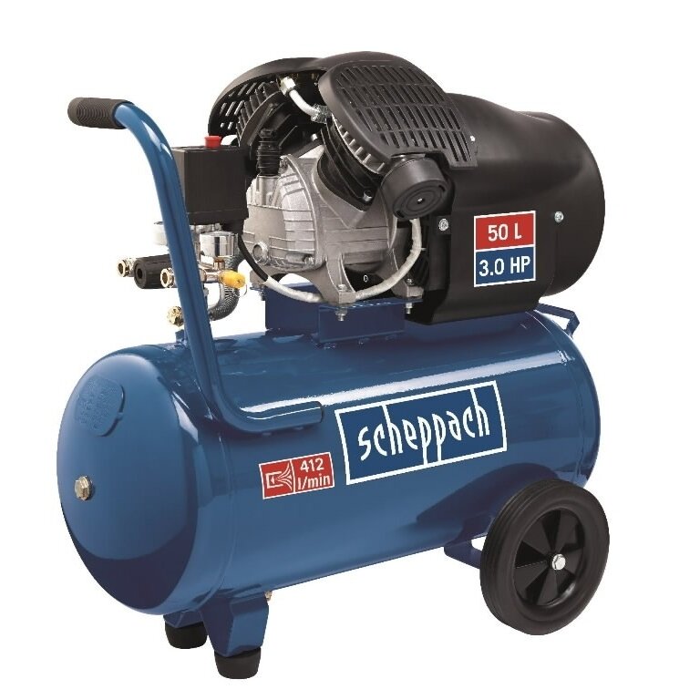 Stūmoklinis kompresorius HC 52dc / 50L (HC52dc / 50L), Scheppach Stūmoklinis kompresorius HC 52dc / 50L (HC52dc / 50L), Scheppach