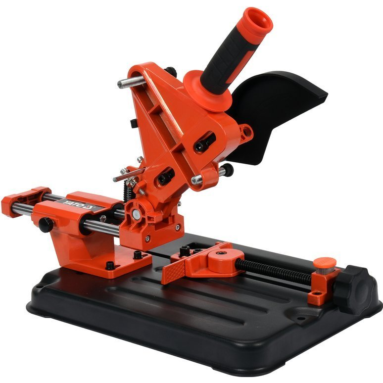 Stovas kampiniam šlifuokliui, su padavimu ir kampo pjovimo funkcija YATO YT-82972, 115 /125 mm Stovas kampiniam šlifuokliui, su padavimu ir kampo pjovimo funkcija YATO YT-82972, 115 /125 mm