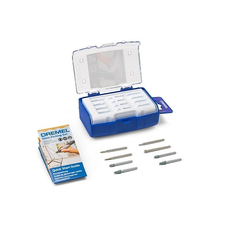 Stiklo apdor. komplektas Dremel 682, 8 vnt., 2615C682JA Stiklo apdor. komplektas Dremel 682, 8 vnt., 2615C682JA