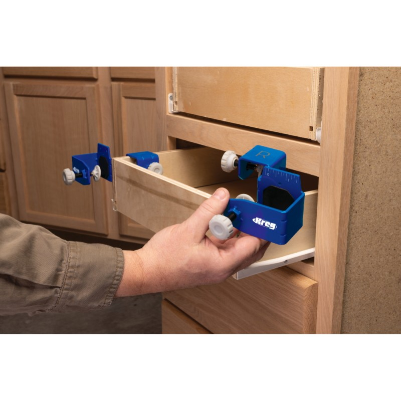 Stalčių fasado montavimo rinkinys KREG KCS-DFMT-PRO 5 Stalčių fasado montavimo rinkinys KREG KCS-DFMT-PRO 5