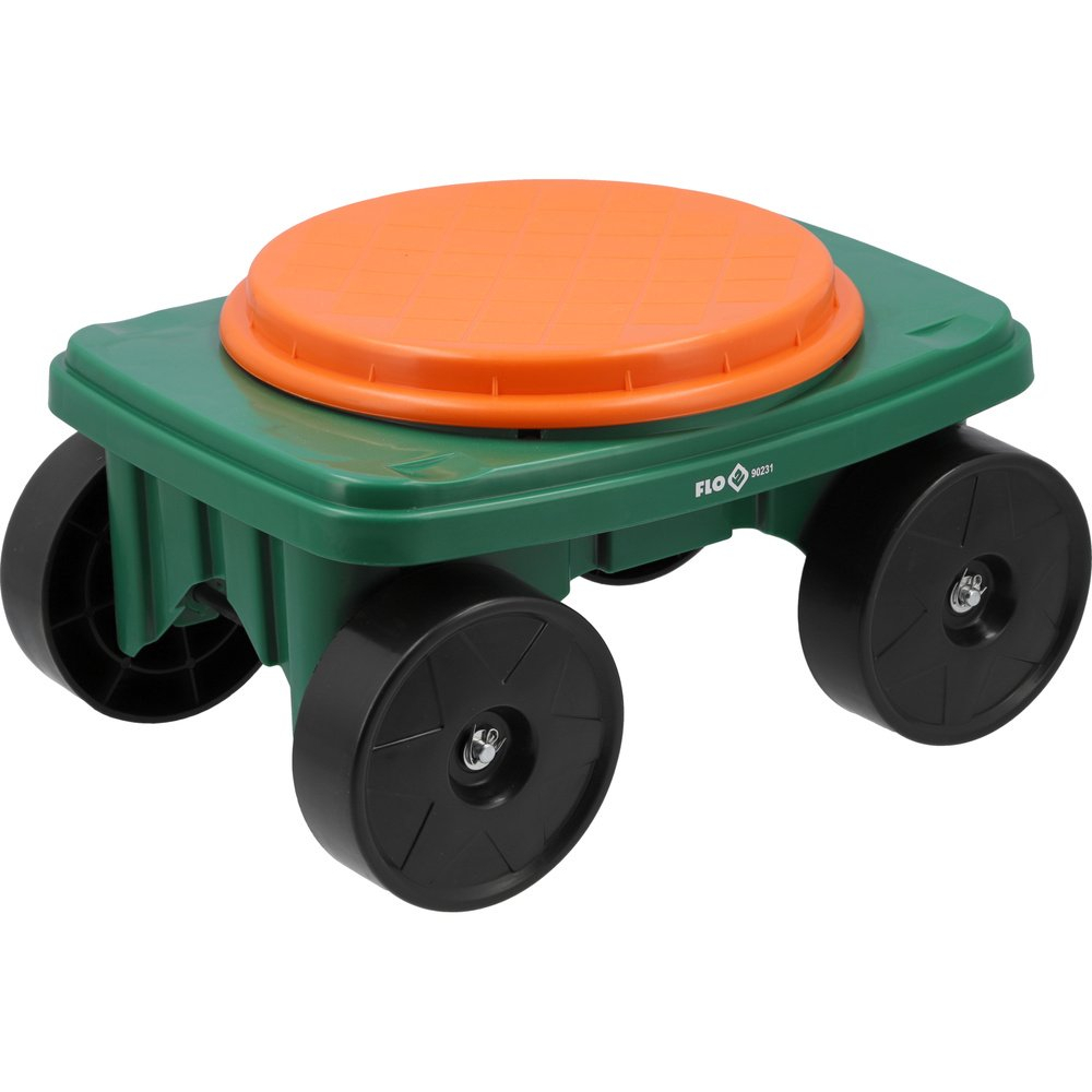 Sukama sodo kėdutė su ratukais | 360° (90231) Sukama sodo kėdutė su ratukais | 360° (90231)