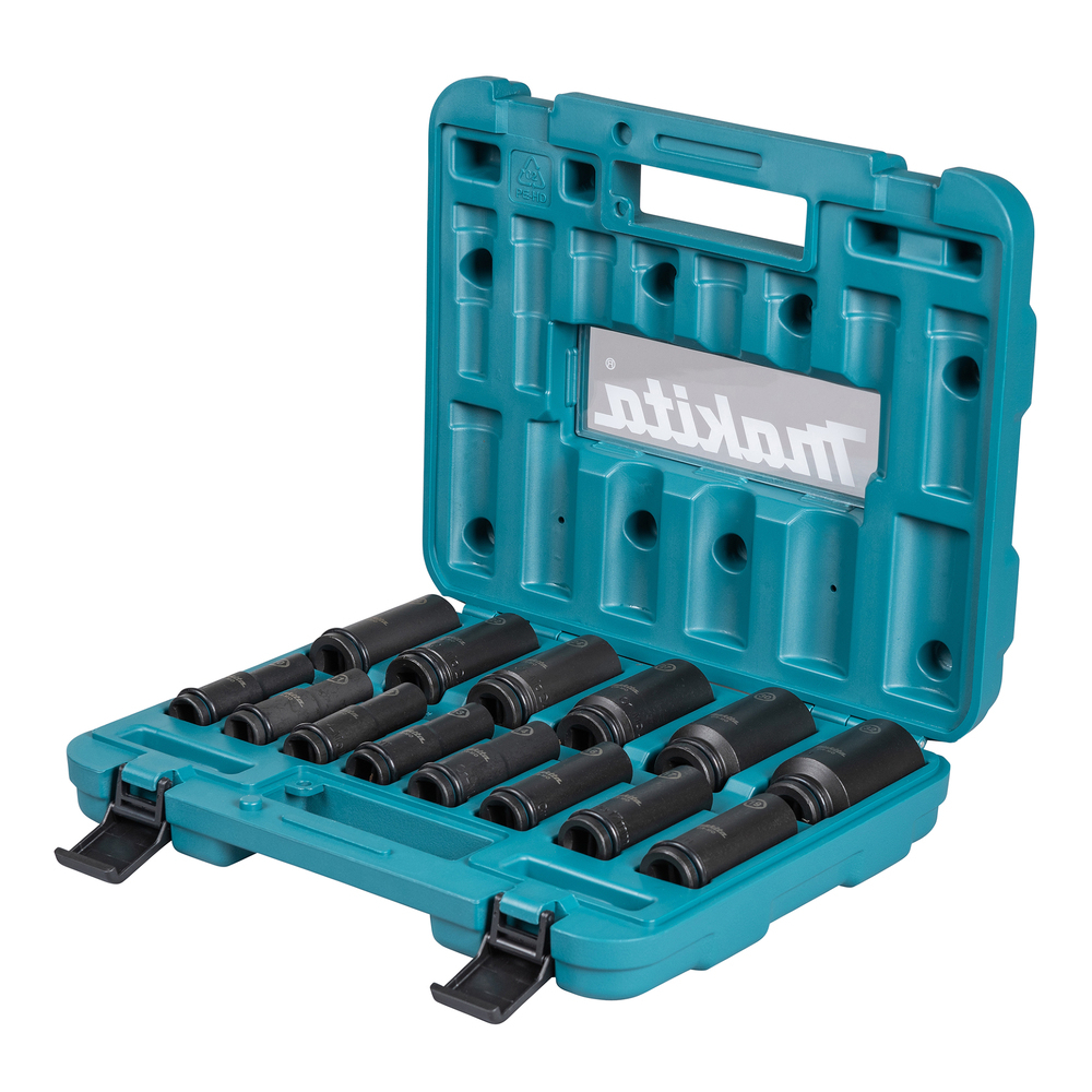 Sukimo antgalių komplektas Makita E-16586, 14 vnt. 1/2''x 81,5mm 1 Sukimo antgalių komplektas Makita E-16586, 14 vnt. 1/2''x 81,5mm 1