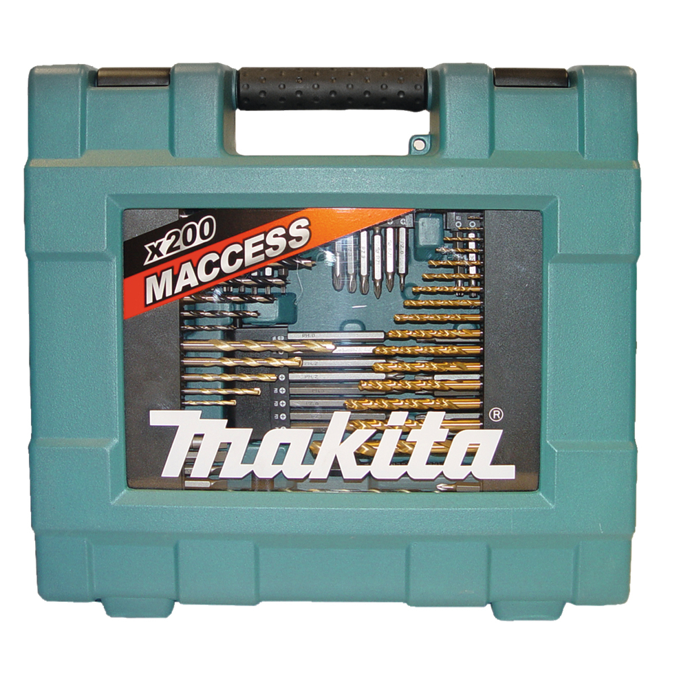 Sukimo antgalių komplektas Makita D-37194, 200 vnt. 2 Sukimo antgalių komplektas Makita D-37194, 200 vnt. 2