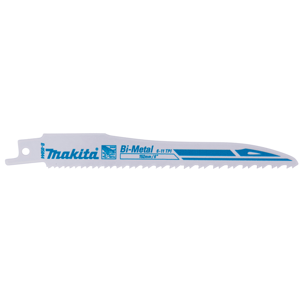 Tiesinio pjūklo pjūkleliai Makita B-05044-2, SUPER EXPRESS, BiM 152x0,9mm (6-11tpi), 2 vnt. 1 Tiesinio pjūklo pjūkleliai Makita B-05044-2, SUPER EXPRESS, BiM 152x0,9mm (6-11tpi), 2 vnt. 1