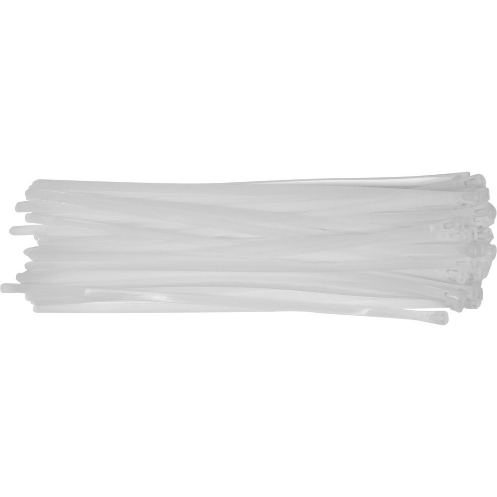 Suveržimo dirželiai balti | 7,6X350 mm | 50 vnt (YT-70666) Suveržimo dirželiai balti | 7,6X350 mm | 50 vnt (YT-70666)
