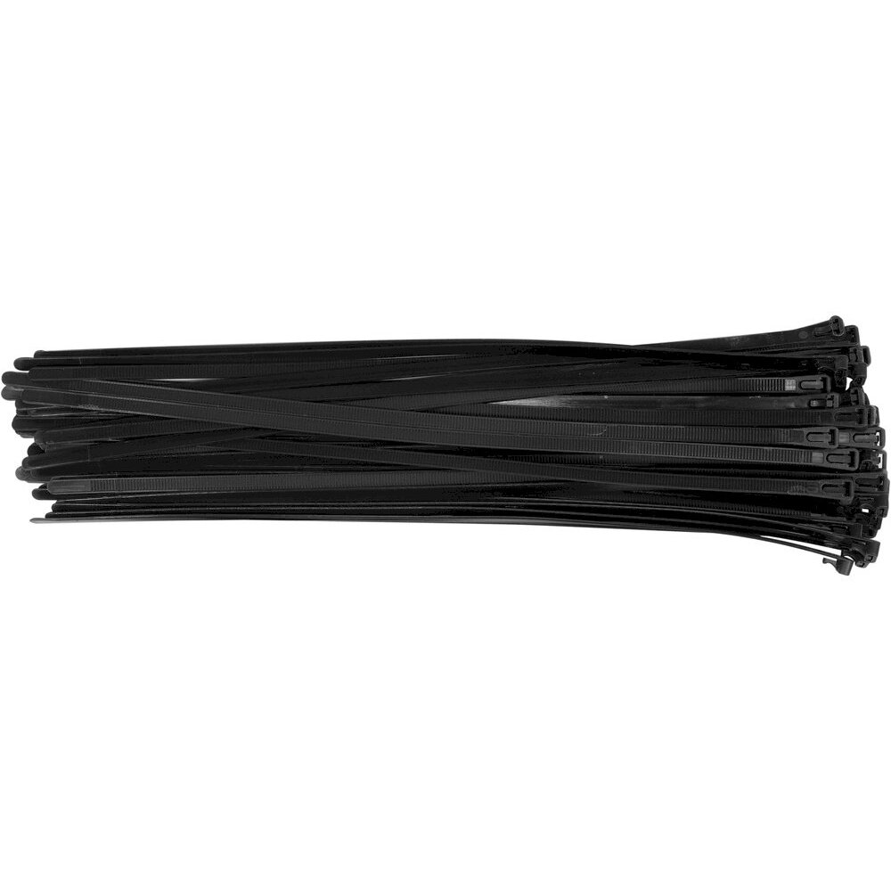Suveržimo dirželiai juodi | 7,6X400 mm | 50 vnt (YT-70677) Suveržimo dirželiai juodi | 7,6X400 mm | 50 vnt (YT-70677)