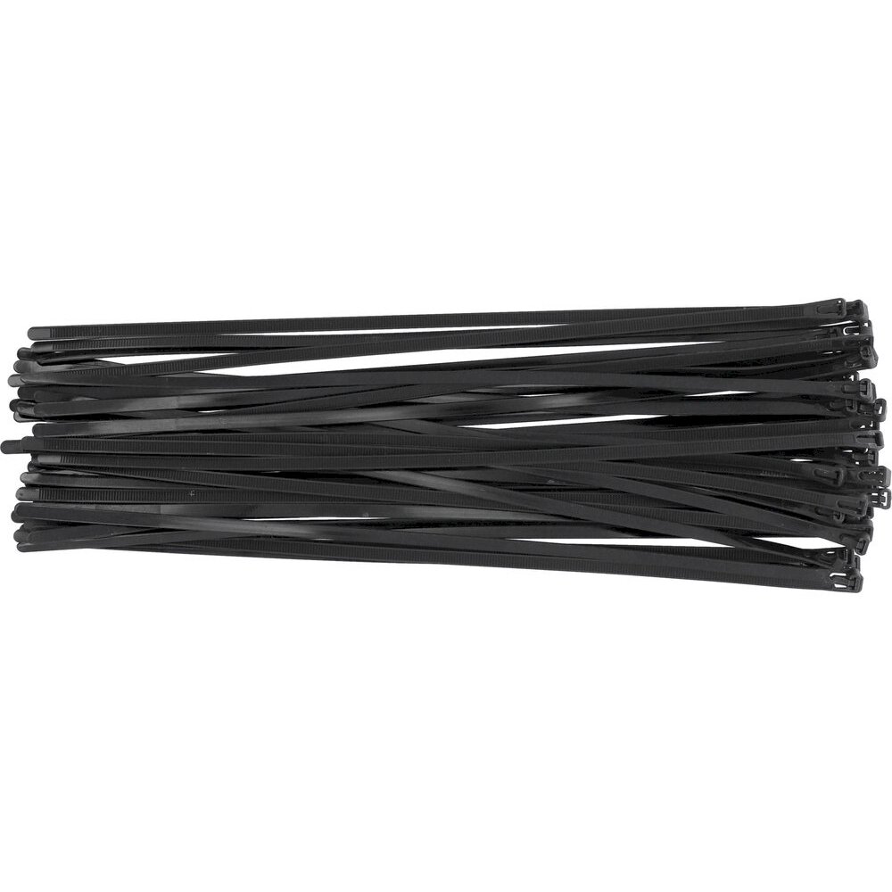 Suveržimo dirželiai juodi | 7,6X450 mm | 50 vnt (YT-70678) Suveržimo dirželiai juodi | 7,6X450 mm | 50 vnt (YT-70678)