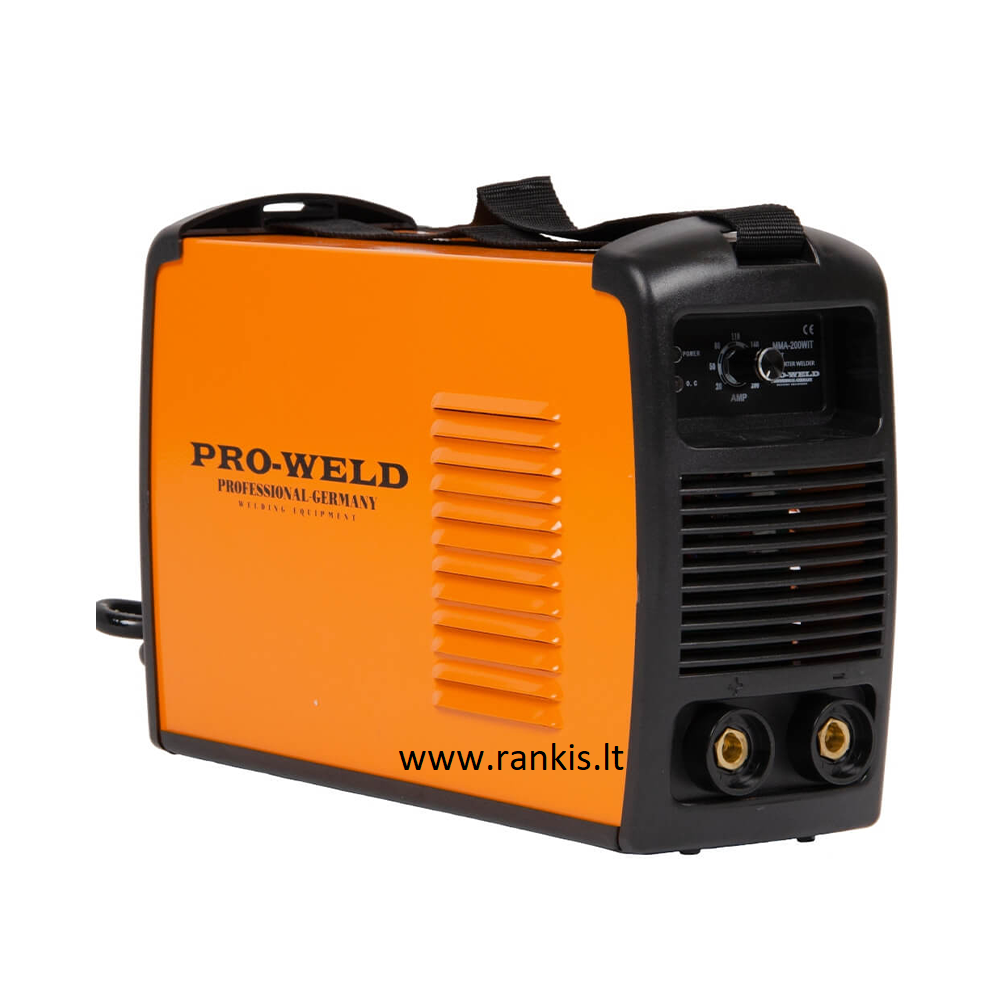 Suvirinimo aparatas PRO-WELD MMA 200 WIT, 20-200A Suvirinimo aparatas PRO-WELD MMA 200 WIT, 20-200A