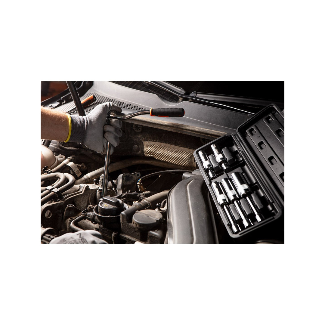 Sukamųjų lizdų rinkinys, uždegimo žvakėms 6 vnt. 5 Sukamųjų lizdų rinkinys, uždegimo žvakėms 6 vnt. 5