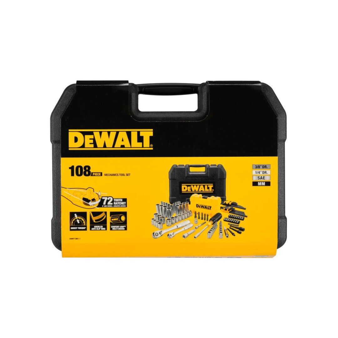 Sukimo antgalių rinkinys 108 vnt., DeWalt DWMT73801-1 1