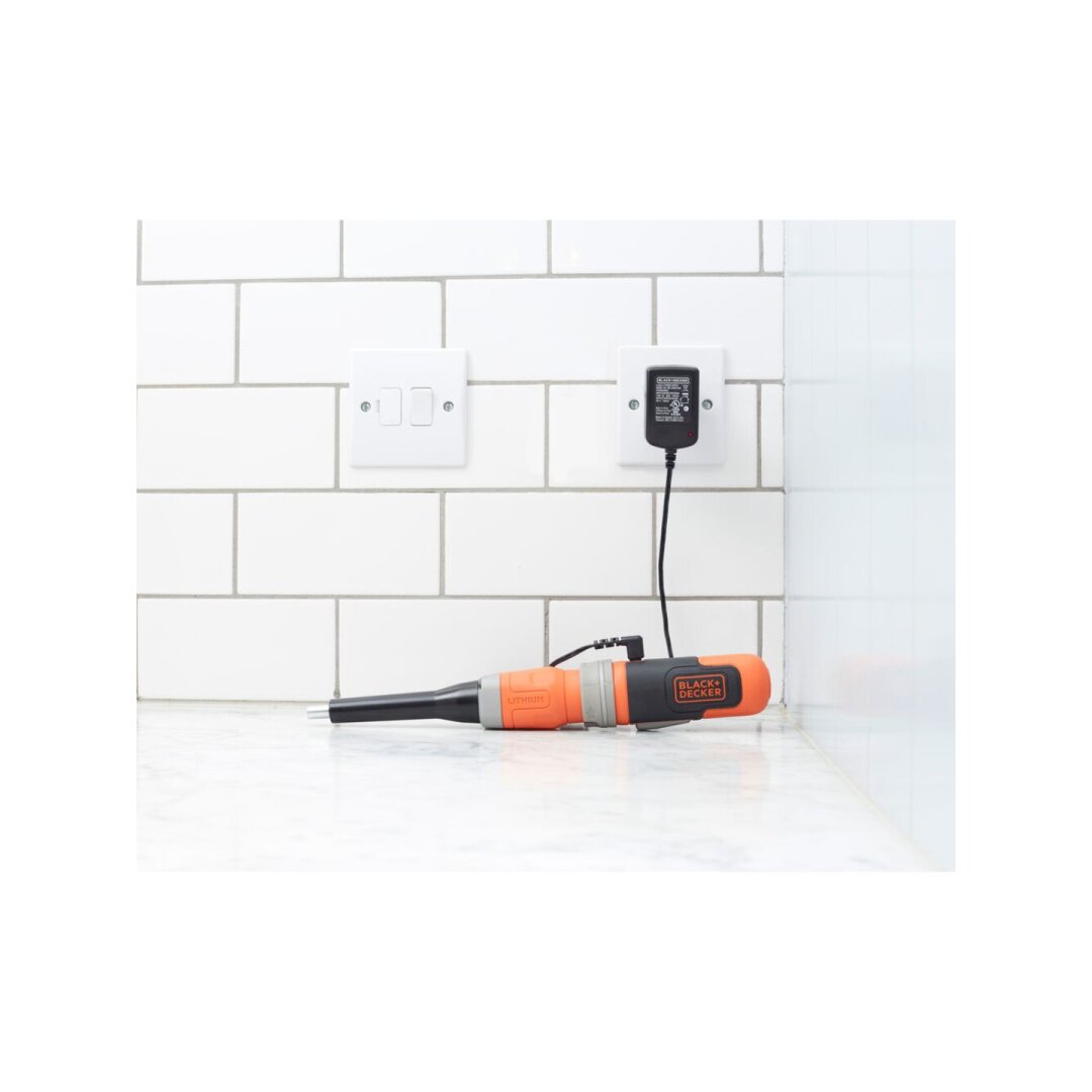 Suktukas akumuliatorinis, 3.6V BCF603C-QW, Integruotas Akumuliatorius 1,5 AH, Black&Decker 2