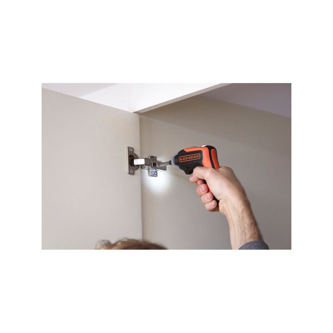 Suktukas akumuliatorinis, 3.6V BCF611CK-QW, Integruotas Akumuliatorius 1,5 AH, Black&Decker 4