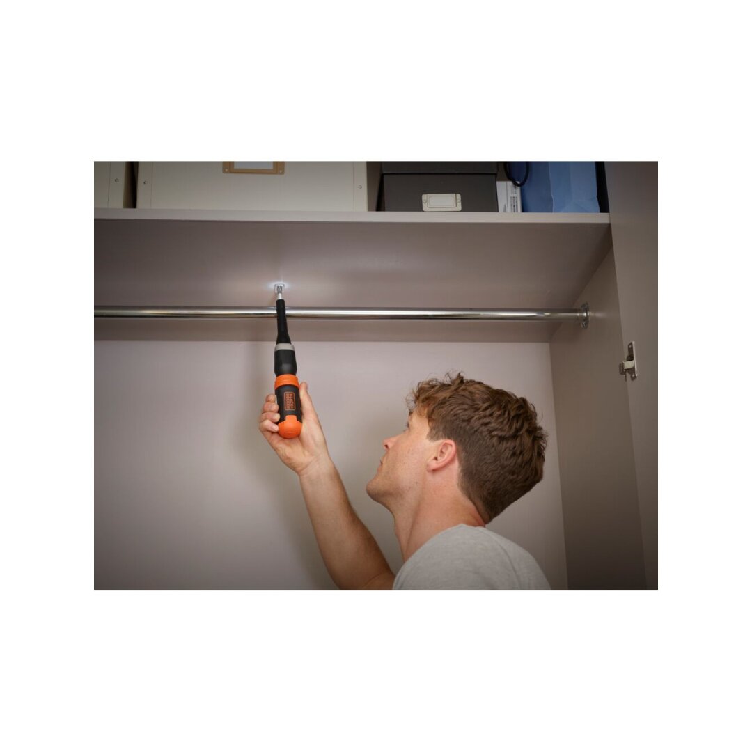 Suktukas akumuliatorinis, 6V BCF601C-XJ, (be akumuliatoriaus ir pakrovėjo), Black&Decker 2