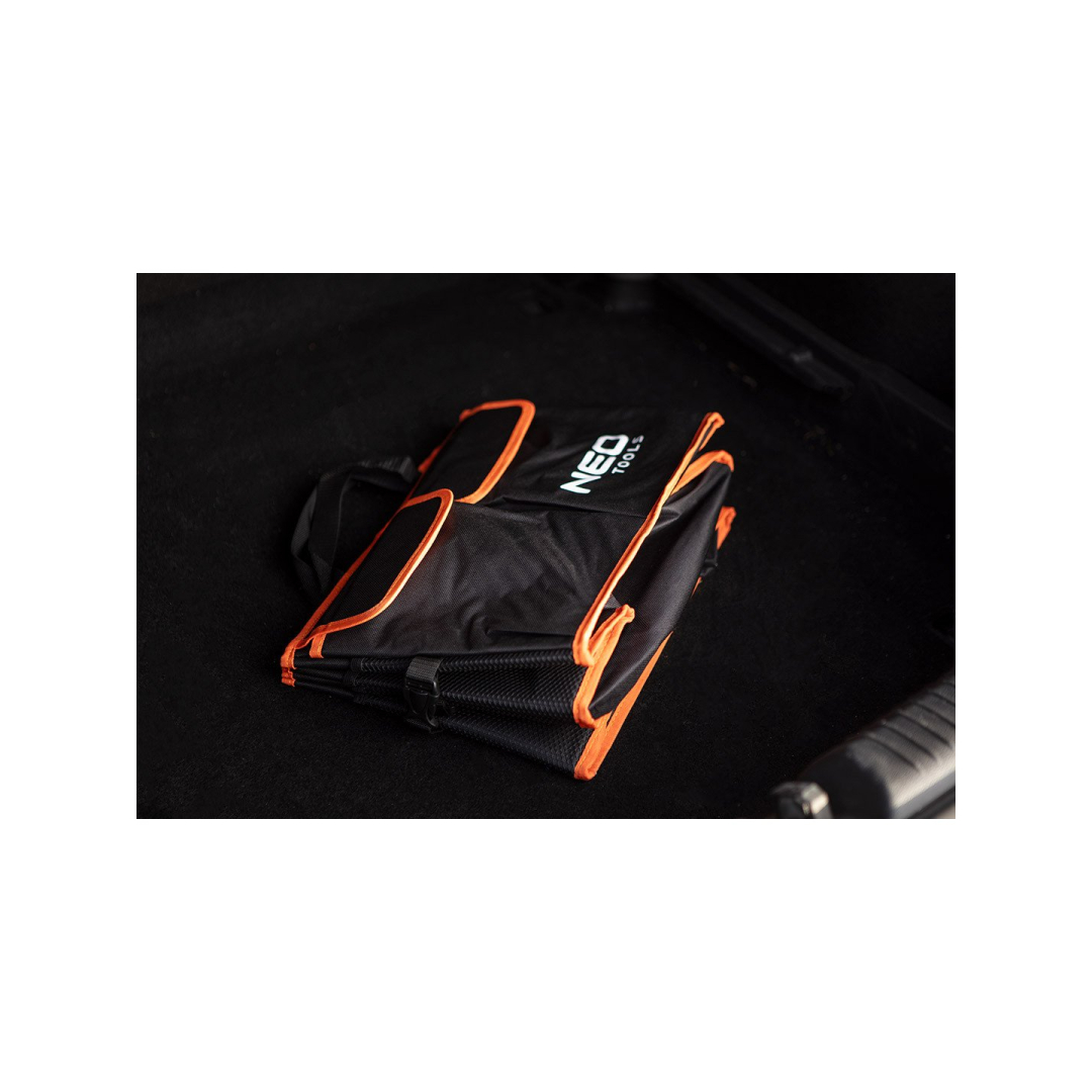 Sulankstomas automobilio bagažinės organizatorius 2