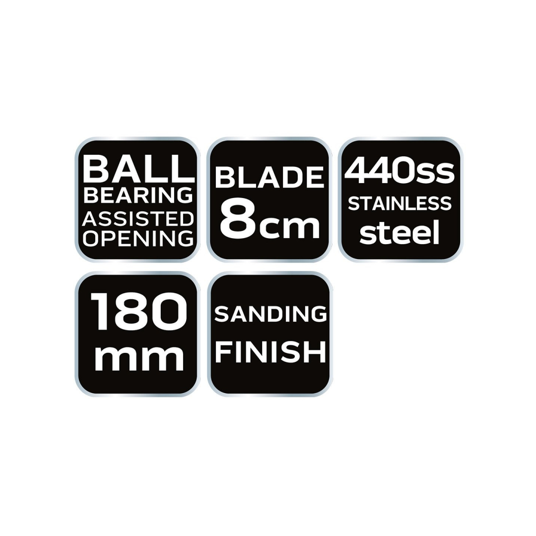 Sulankstomas peilis 17,5 cm 6