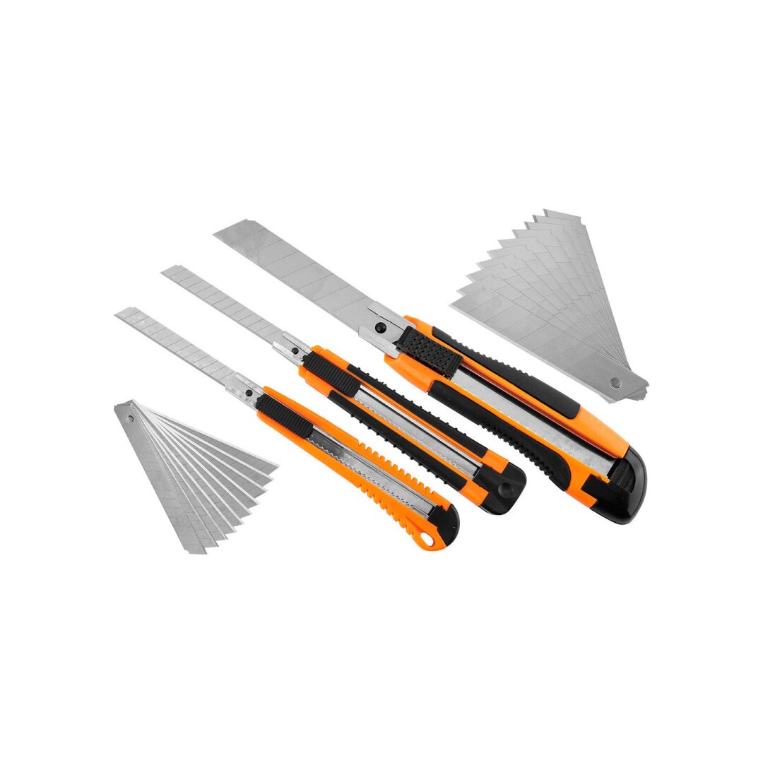 Sulankstomi peilių peiliai + ašmenys, 26 vnt 2