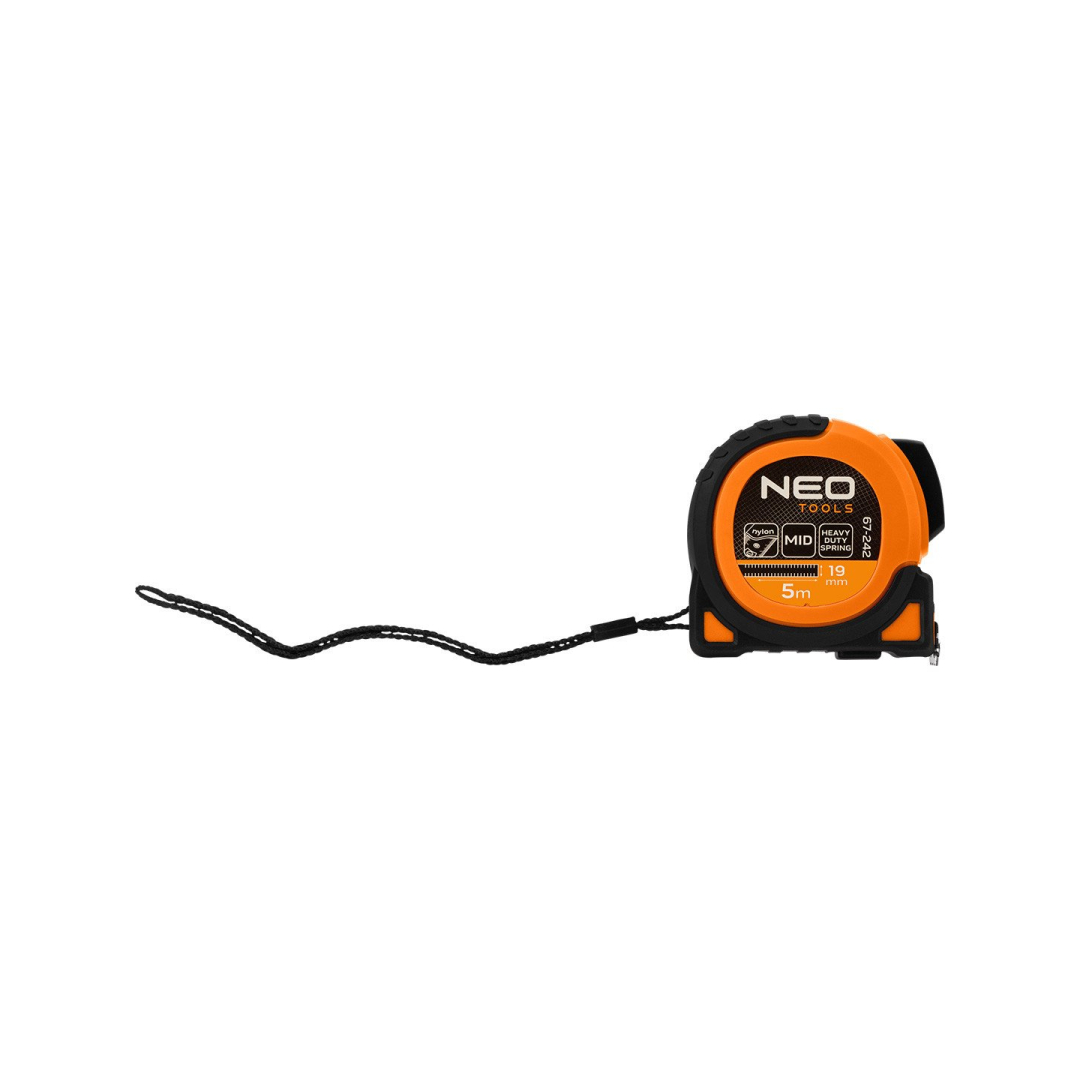 Super Black plieninė ruletė 5 m x 19 mm, automatinis užraktas, du stabdymo mygtukai, magnetas 7 Super Black plieninė ruletė 5 m x 19 mm, automatinis užraktas, du stabdymo mygtukai, magnetas 7