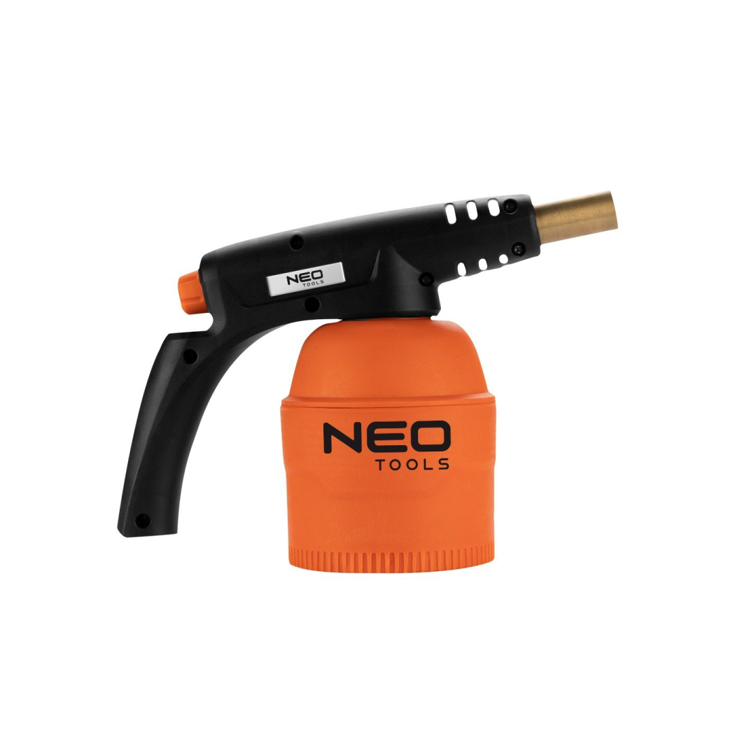 Suskystintų dujų pūtimo lempa, skirta naudoti su 190 g kasetėmis Pjezo uždegimas